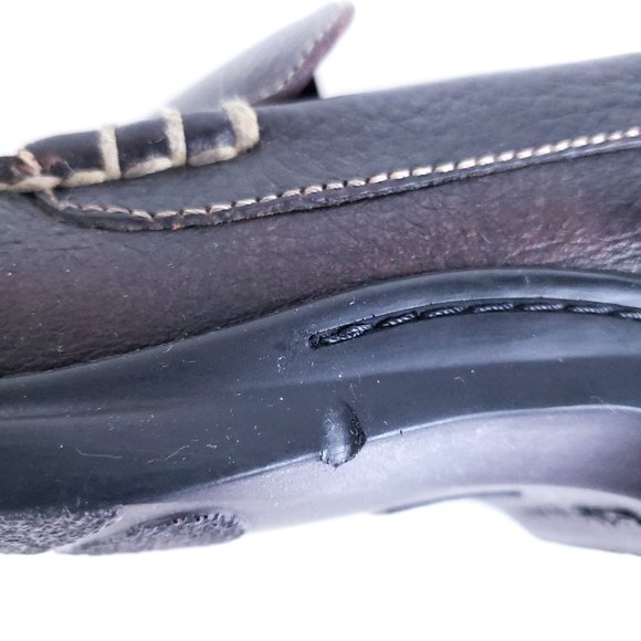 Cole Haan Dark Brown Leather Slip-On Loafers main image 8